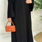 Emaan Luxe Abaya - Premium Straight-Cut Modest Wear | Kiswa