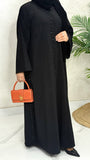 Emaan Luxe Abaya - Premium Straight-Cut Modest Wear | Kiswa