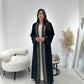 C 1311 Black Lace Abaya